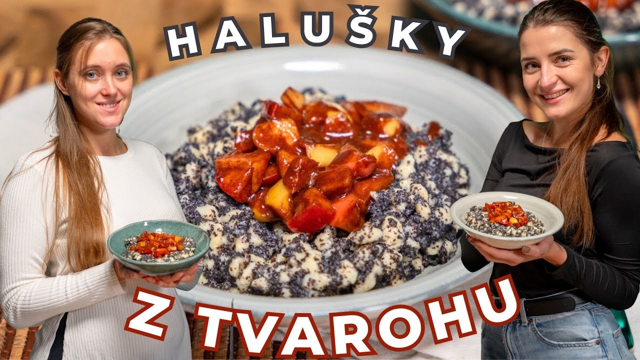 Krabičky od Bibky — makové halušky s tvarohom